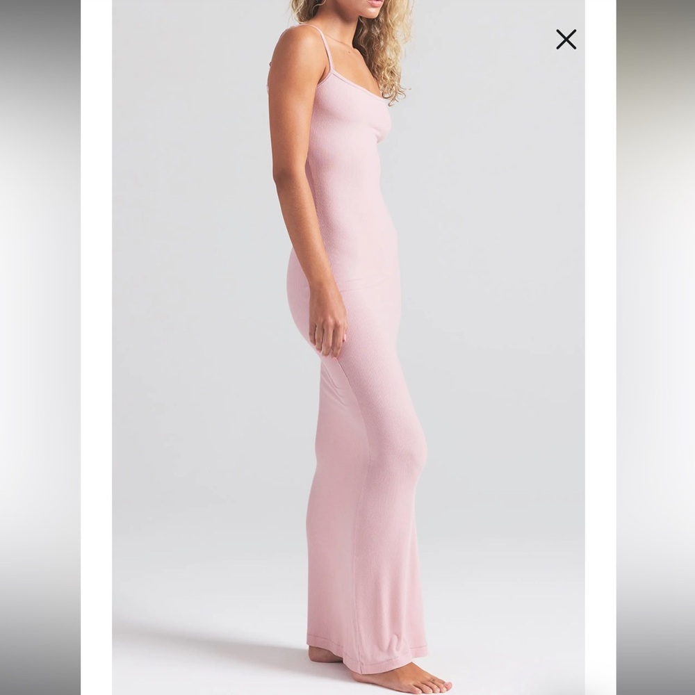 Skims Pink Maxi Dress